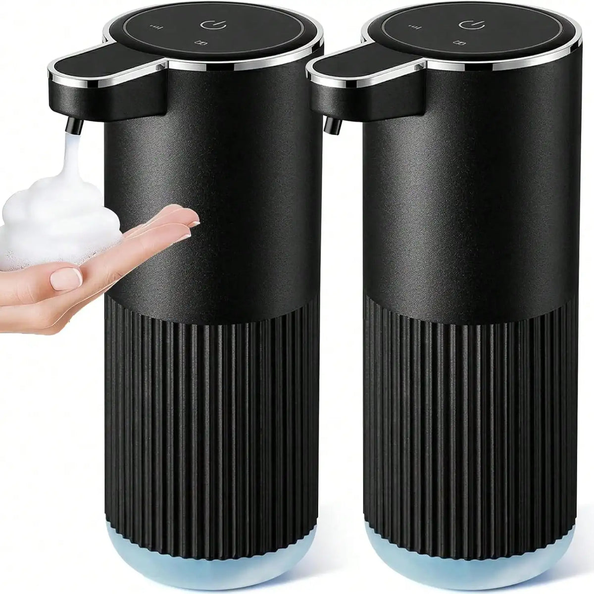360ML Countertop Or Wall-Mounted IPX5 Waterproof 4-Levels Adjustable Foam/Gels Electric Infrared Automatic Sensor Soap Dispenser