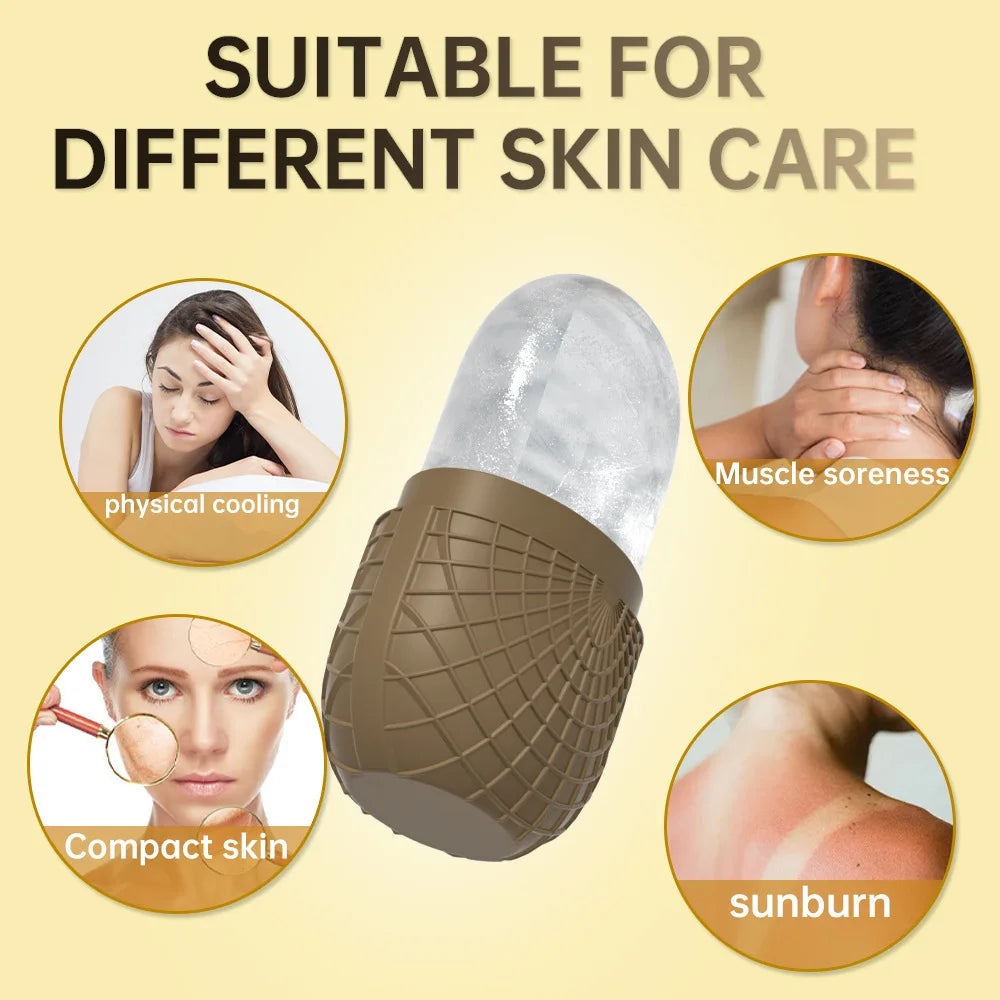 Silicone Trays Beauty Lifting Ice Ball Face Massager Contouring Eye Roller Facial Treatment Reduce Acne Skin Care Tool