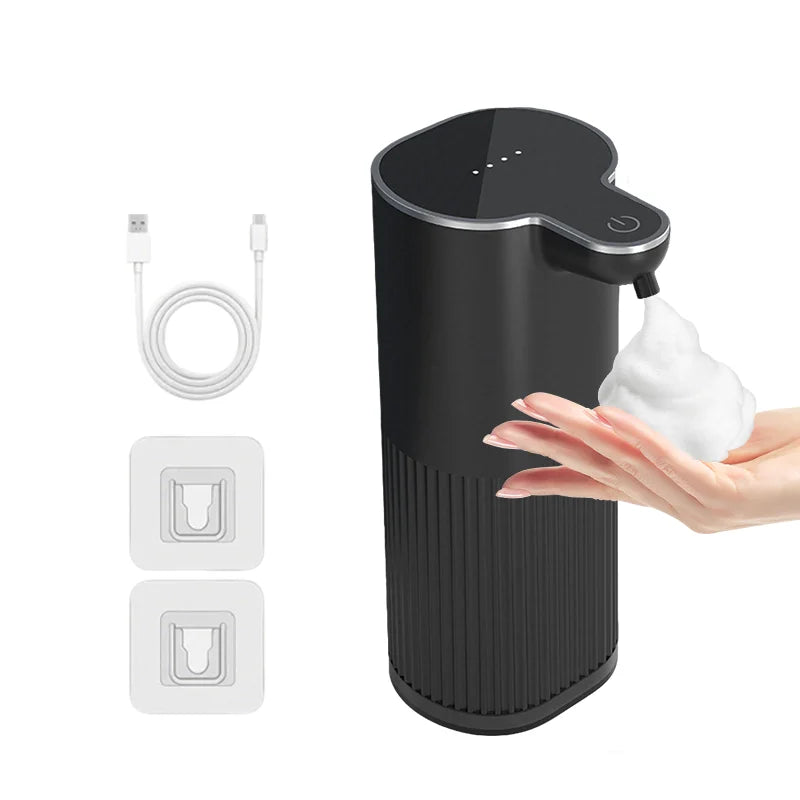 360ML Countertop Or Wall-Mounted IPX5 Waterproof 4-Levels Adjustable Foam/Gels Electric Infrared Automatic Sensor Soap Dispenser