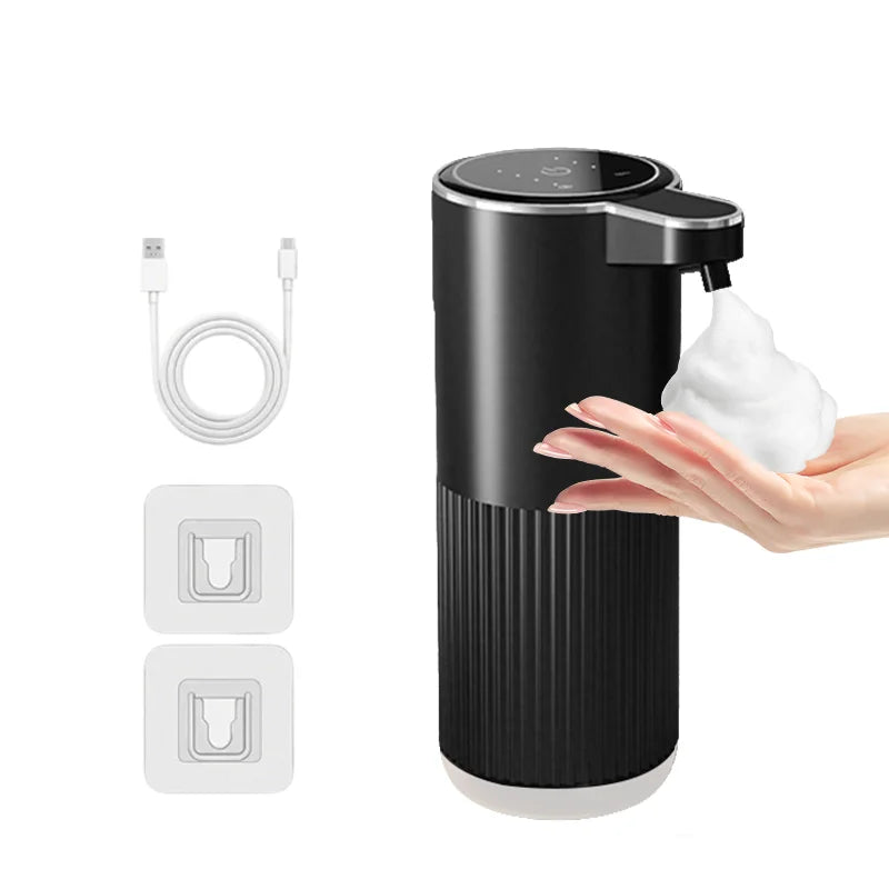 360ML Countertop Or Wall-Mounted IPX5 Waterproof 4-Levels Adjustable Foam/Gels Electric Infrared Automatic Sensor Soap Dispenser
