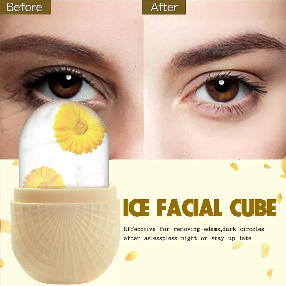 Silicone Trays Beauty Lifting Ice Ball Face Massager Contouring Eye Roller Facial Treatment Reduce Acne Skin Care Tool