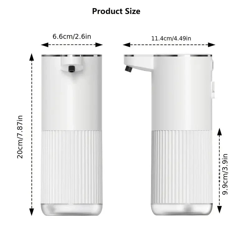 360ML Countertop Or Wall-Mounted IPX5 Waterproof 4-Levels Adjustable Foam/Gels Electric Infrared Automatic Sensor Soap Dispenser