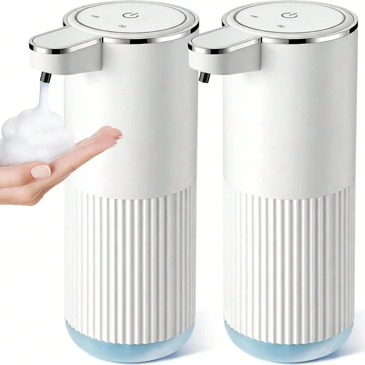 360ML Countertop Or Wall-Mounted IPX5 Waterproof 4-Levels Adjustable Foam/Gels Electric Infrared Automatic Sensor Soap Dispenser