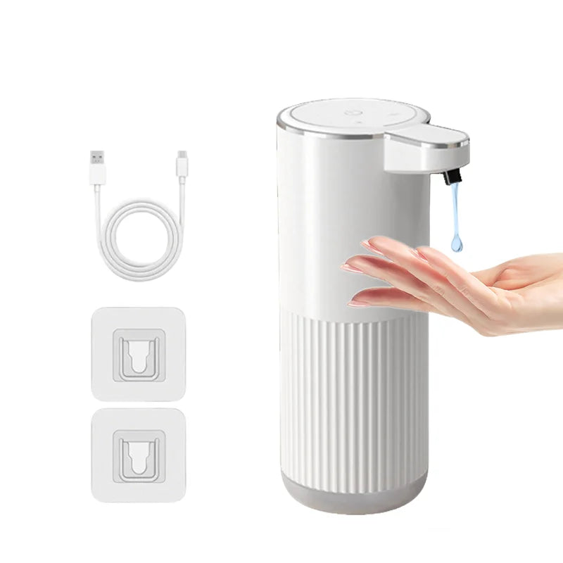 360ML Countertop Or Wall-Mounted IPX5 Waterproof 4-Levels Adjustable Foam/Gels Electric Infrared Automatic Sensor Soap Dispenser