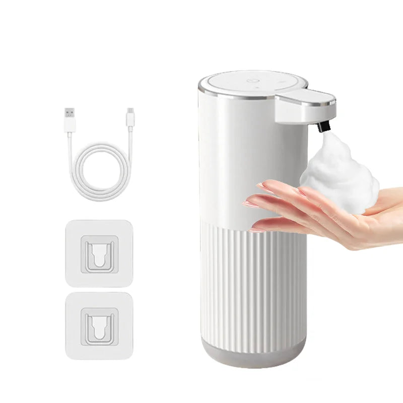 360ML Countertop Or Wall-Mounted IPX5 Waterproof 4-Levels Adjustable Foam/Gels Electric Infrared Automatic Sensor Soap Dispenser