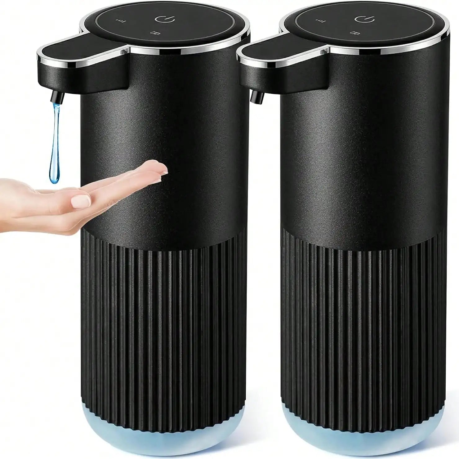 360ML Countertop Or Wall-Mounted IPX5 Waterproof 4-Levels Adjustable Foam/Gels Electric Infrared Automatic Sensor Soap Dispenser