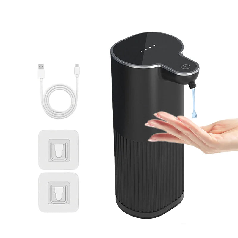 360ML Countertop Or Wall-Mounted IPX5 Waterproof 4-Levels Adjustable Foam/Gels Electric Infrared Automatic Sensor Soap Dispenser