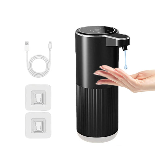 360ML Countertop Or Wall-Mounted IPX5 Waterproof 4-Levels Adjustable Foam/Gels Electric Infrared Automatic Sensor Soap Dispenser