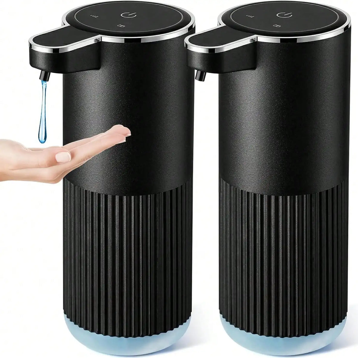 360ML Countertop Or Wall-Mounted IPX5 Waterproof 4-Levels Adjustable Foam/Gels Electric Infrared Automatic Sensor Soap Dispenser